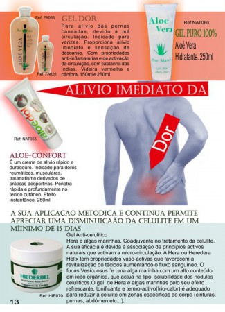 MELHORE AS SUAS DORES COM ALOÉ CONFORT...ALIVIO INSTANTÂNEO DA DOR